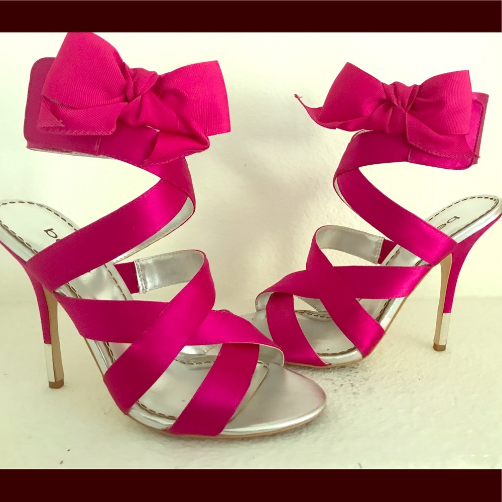 Bebe pink heels
